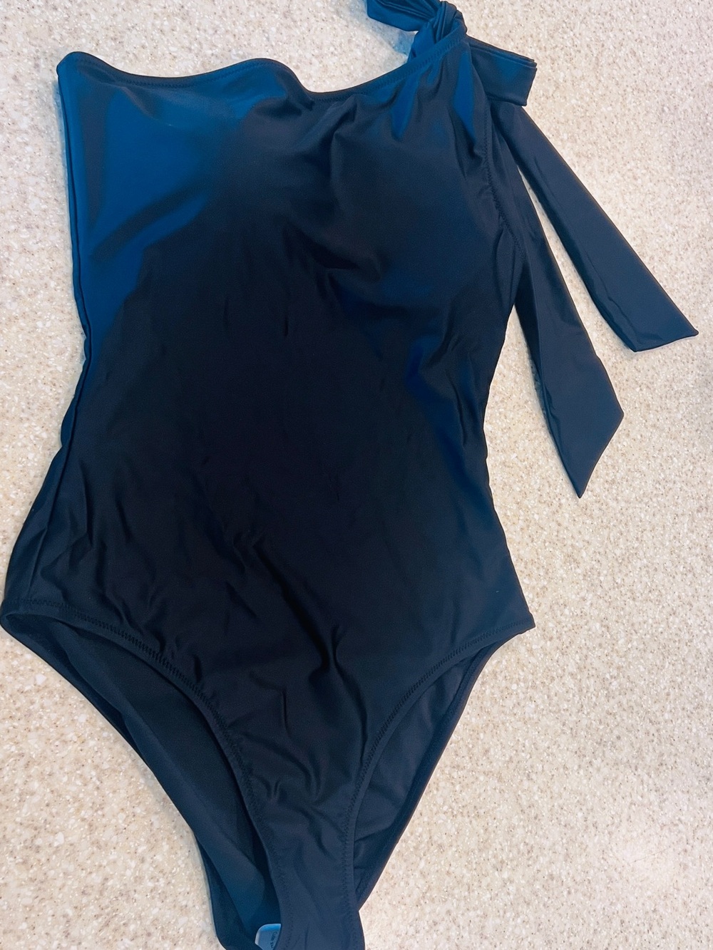 🖤 J.Crew Bow-Tie One-Shoulder One Piece - Size 12 🖤 - Picture 3 of 6